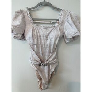 Aqua Blu Australia size 4 belted swimsuit